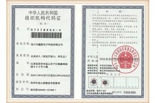 鑫藍(lán)電子組織機(jī)構(gòu)代碼證 鑫藍(lán)電子組織機(jī)構(gòu)代碼證